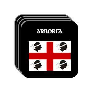 Italy Region, Sardinia (Sardegna)   ARBOREA Set of 4 Mini Mousepad 