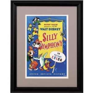  Disney Silly Symphonies Framed Pin Set Toys & Games