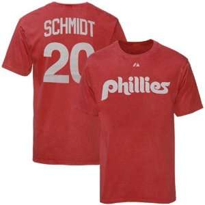  Majestic Philadelphia Phillies #20 Mike Schmidt Heather 