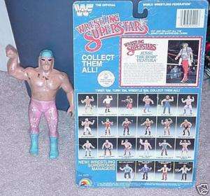 1985 LJN WWF Jesse The Body Ventura Figure with Card  