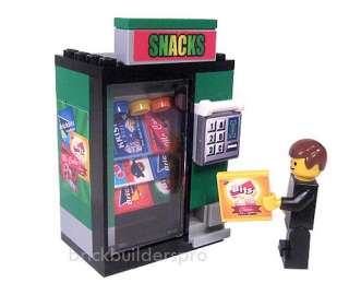 Snack Vending Machine Famous, City Lego® Custom Candy 10218 10185 