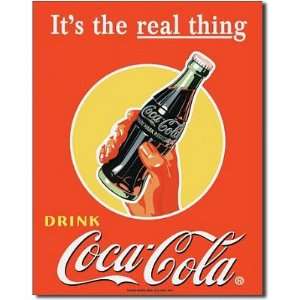   Coca Cola Coke The Real Thing Retro Vintage Tin Sign