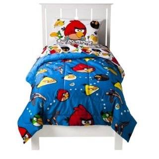 Angry Birds COMPLETE Twin Bedding Set.