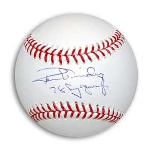  Ron Guidry Autographed/Hand Signed MLB Baseball Inscribed 