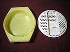   Large Cheese Grater Vegetable Slicer W Bowl Tray Yellow 786 3