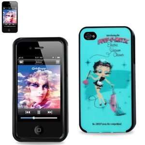  3D Protector Cover IPHONE 4 B92 BLACK Cell Phones 