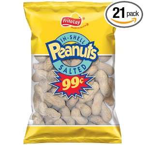 Frito Lay In Shell Peanuts, 5 Ounce Bags Grocery & Gourmet Food