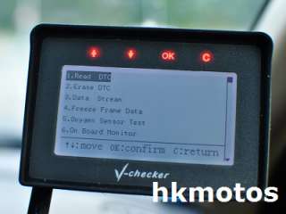 Checker A301 Car Diagnostic Trip Scanner Error Code Reader Display 
