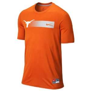  Texas Longhorns Nike Orange Lacrosse Dri FIT Legend T 