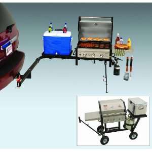   King Mvp 9500 Swing N Smoke Tailgate Grill Package