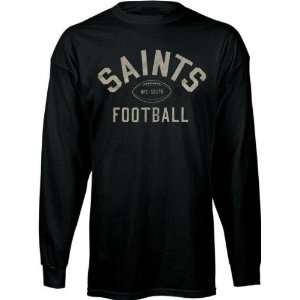  New Orleans Saints Black Authentic Issue Long Sleeve T 