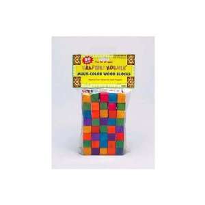  75 Packs of 80 piece color wood blocks 