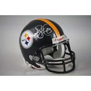  Steelers Troy Polamalu Signed Authentic Mini Helmet Jsa 