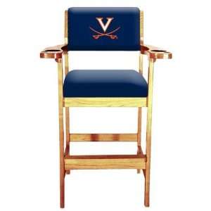  Virginia UVA Cavaliers Tall Pool/Billiard Spectator Chair 