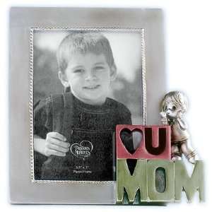  944081   Boy Love U Mom Photo Frame   Precious Moments 