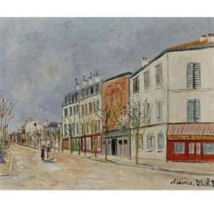 FRAMED oil paintings   Maurice Utrillo   24 x 24 inches   Asnières 