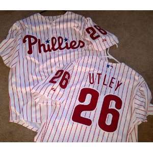  MLB New Chase UTLEY #26 XL Home WHITE Baseball Jersey 