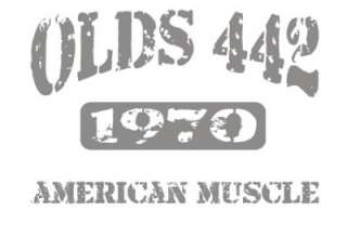Oldsmobile 442 American Muscle Car Tshirt FREE  