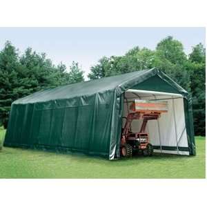   Portable Garage RV Boat MotorHome Truck 5th Wheel Carport Green#79431