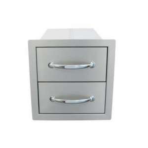  14in Flush Double Access Drawers
