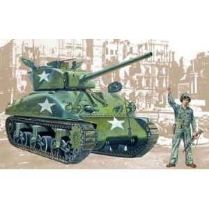  Italeri 1/35 US M4 A1 Sherman Tank Model Kit Toys & Games