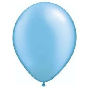   6623 11 Inch Pearl Azure Latex Balloons Pack Of 100 Toys & Games