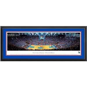   Allen Fieldhouse Deluxe Frame Panoramic Picture
