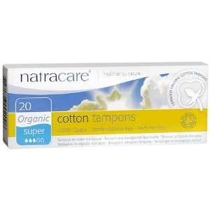    Natracare Organic Cotton Tampons   20 count