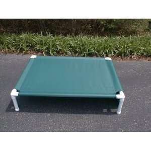   Outdoors. Cot pet dog/cat bed. 32x44x8 Forest Green