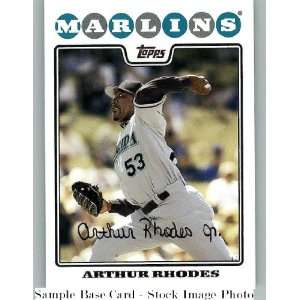  2008 Topps Update #UH258 Arthur Rhodes   Florida Marlins 