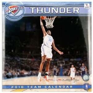  Oklahoma City Thunder 2010 Basketball Team Calendar 