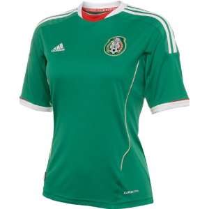  Mexico Soccer Jersey Womens Green adidas Soccer Home 