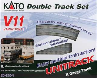 Kato N Scale V11 Double Track Unitrack Set  