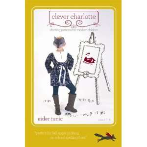  Sewing Patterns, Clever Charlotte, Eider Tunic Arts 