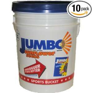 JUMBO SUNFLOWER SEEDS Sunflower Seeds Sports Bucket, BBQ, 5 Ounce 