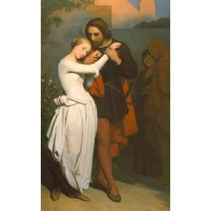 FRAMED oil paintings   Ary Scheffer   24 x 40 inches   Faust and 