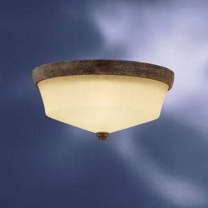By Kichler Langford Collection Canyon Slate Finish Flush Mount 2 Light 
