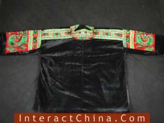 Hmong Miao Tribal Costume Velvet Festival Jacket #104  