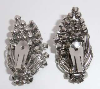   rhienstone ear climber earrings fabulous quality and construction