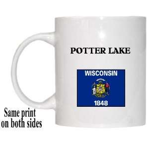  US State Flag   POTTER LAKE, Wisconsin (WI) Mug 