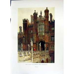  C1912 England Great Gatehouse Windsor Castle Colour