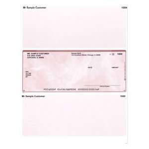   Laser Business One Per Page Voucher Checks   Middle