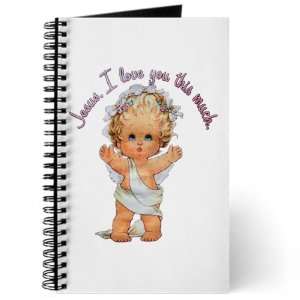 Journal (Diary) with Jesus I Love You This Much Angel on Cover