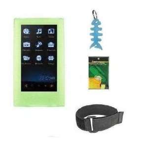  HappyZone   Green Silicone Skin Case + Armband + Screen 