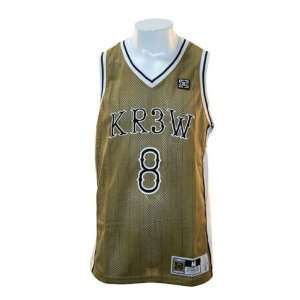  Kr3w NBA Striper Jersey Gold