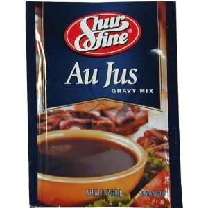Shurfine Au Jus Gravy Mix   24 pack  Grocery & Gourmet 