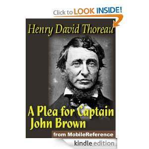 Plea for Captain John Brown (mobi) Henry David Thoreau  
