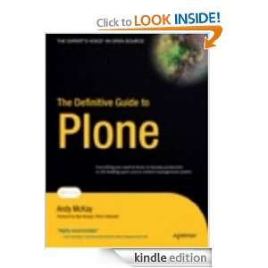 The Definitive Guide to Plone (Definitive Guides) Andy McKay  