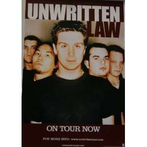 Unwritten Law On Tour Now Promo Poster 12x18