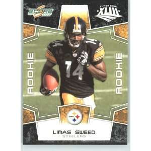 2008 Donruss / Score Limited Edition Super Bowl XLIII Black Border 